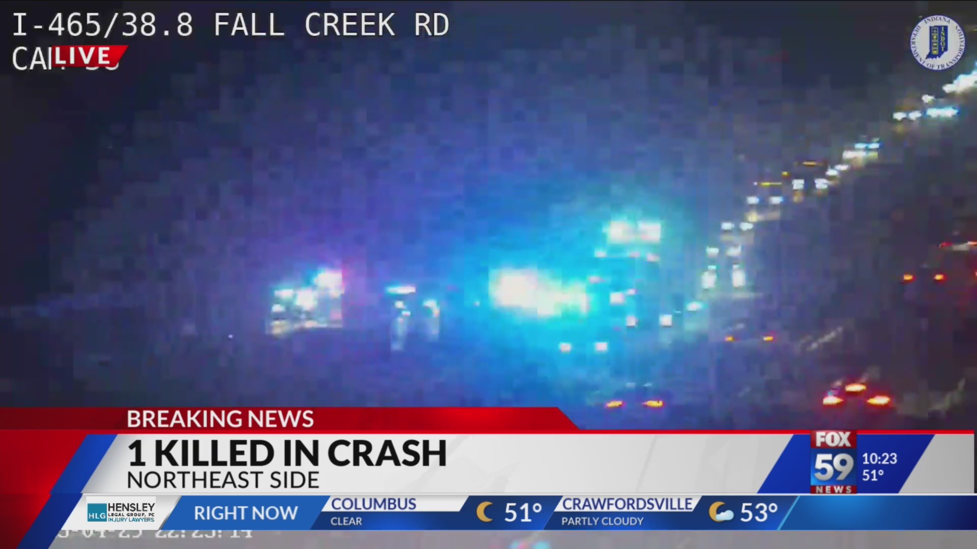 1 person is dead following fatal crash on I-465 northbound – Fox 59