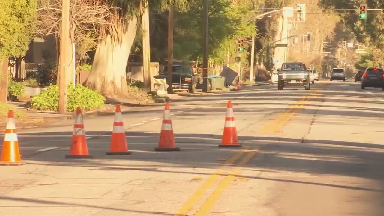 Caltrans removes trees in Burlingame ahead of storm KRON4