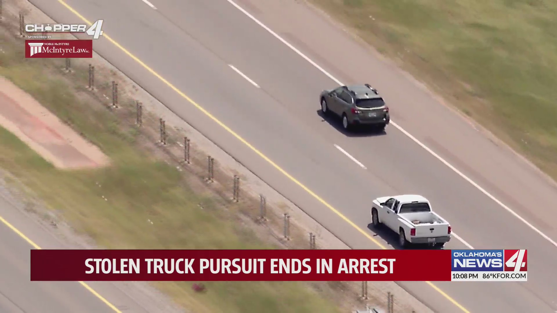Police chase involving stolen truck ends in Oklahoma City – KFOR.com ...