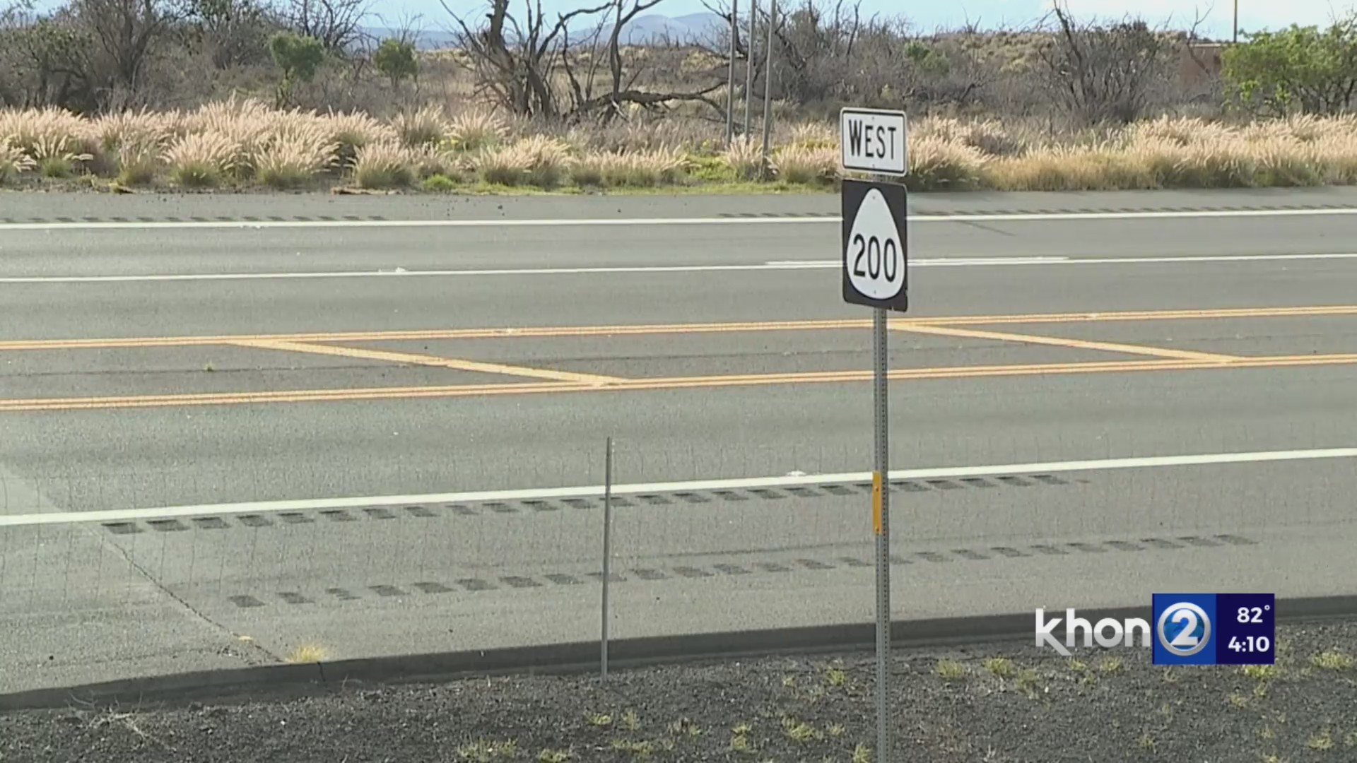 A Saddle Road closure could add delays and impact couriers KHON2