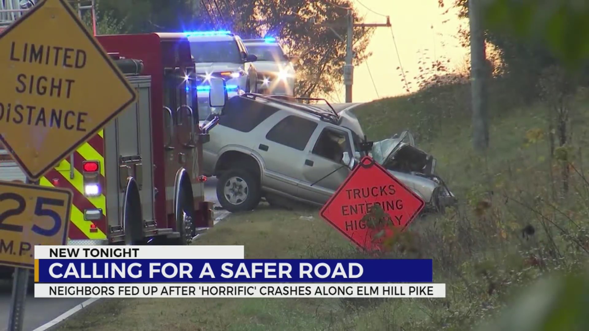 Neighbors on Elm Hill Pike meet with officials after fiery crash – WKRN ...