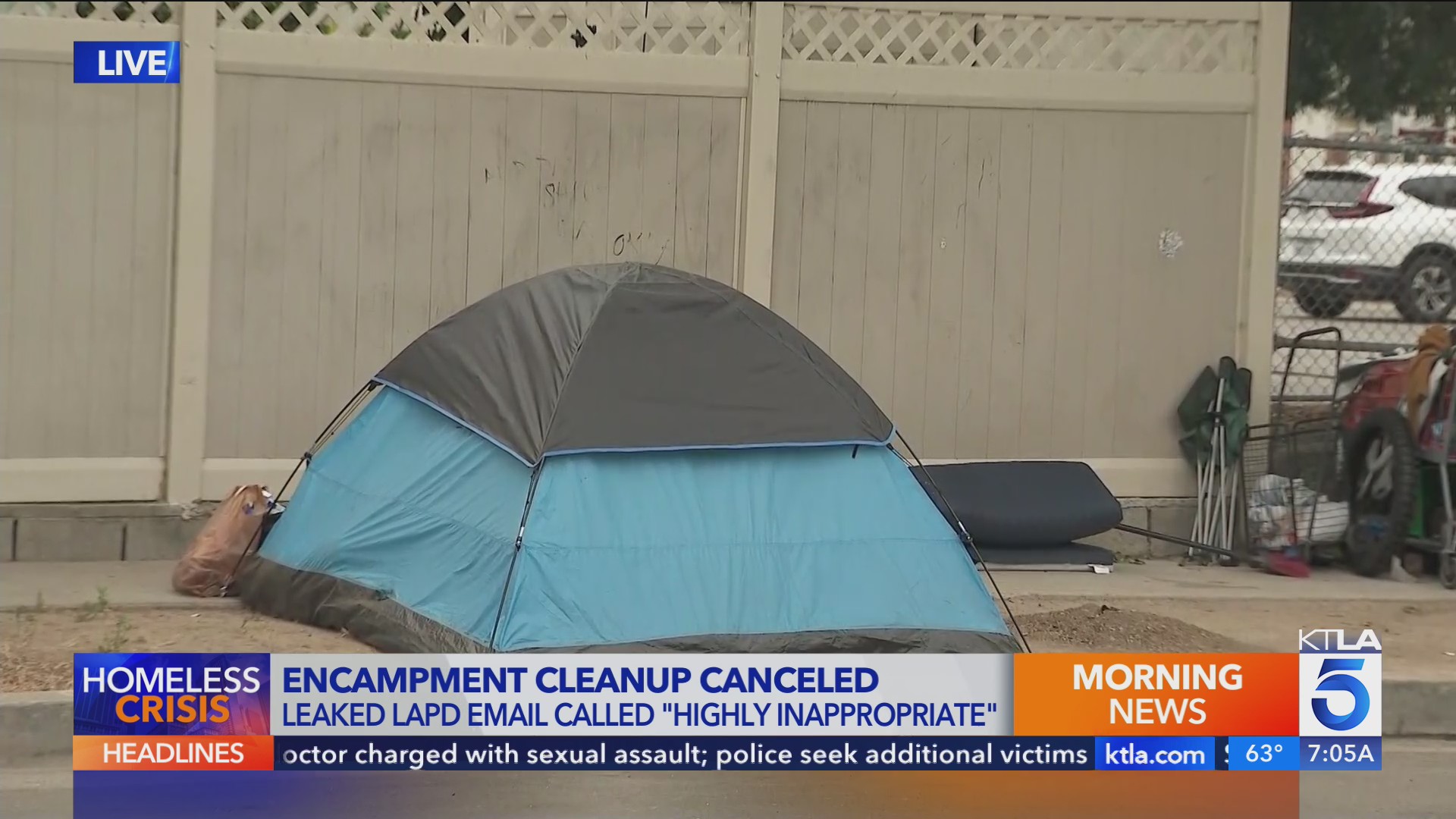 West Hills encampment cleanup postponed after ‘highly inappropriate
