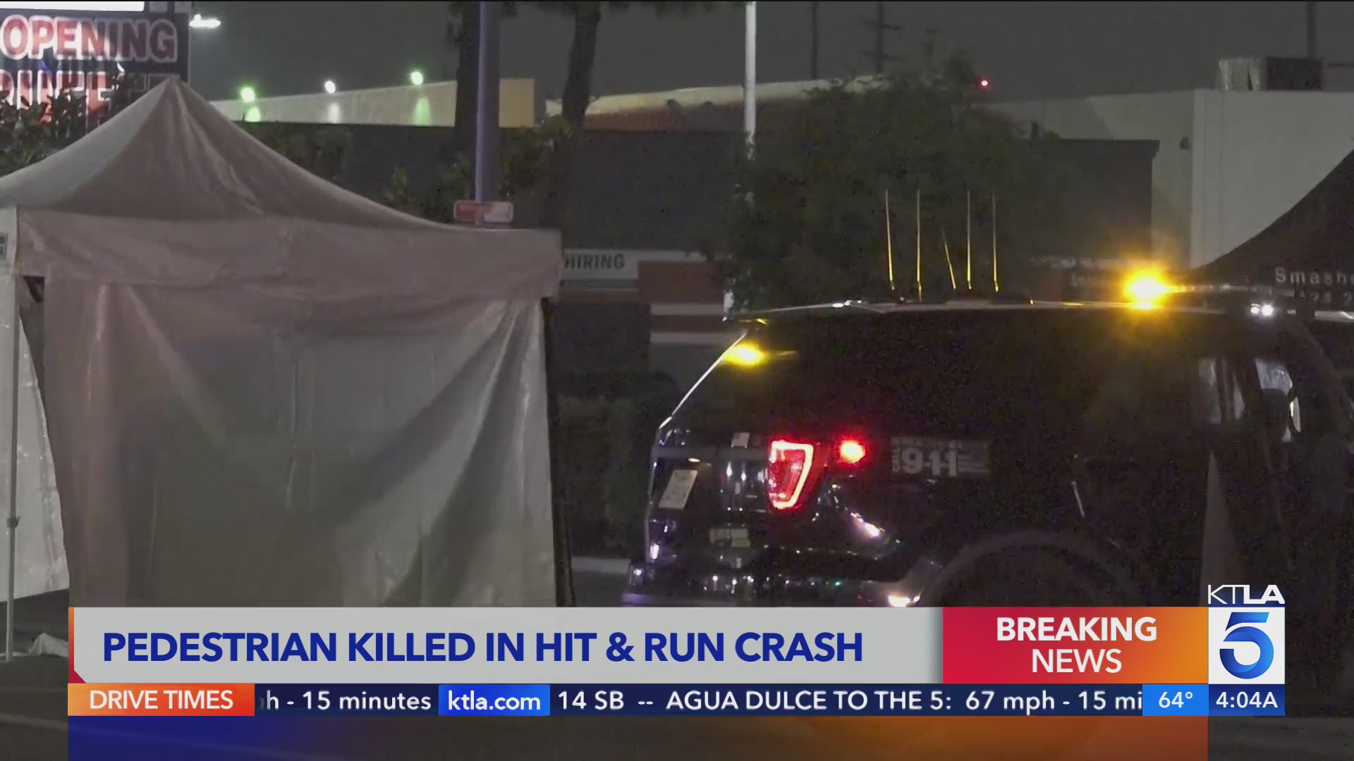 Man dies on street after being struck by hit-and-run driver in Valley ...