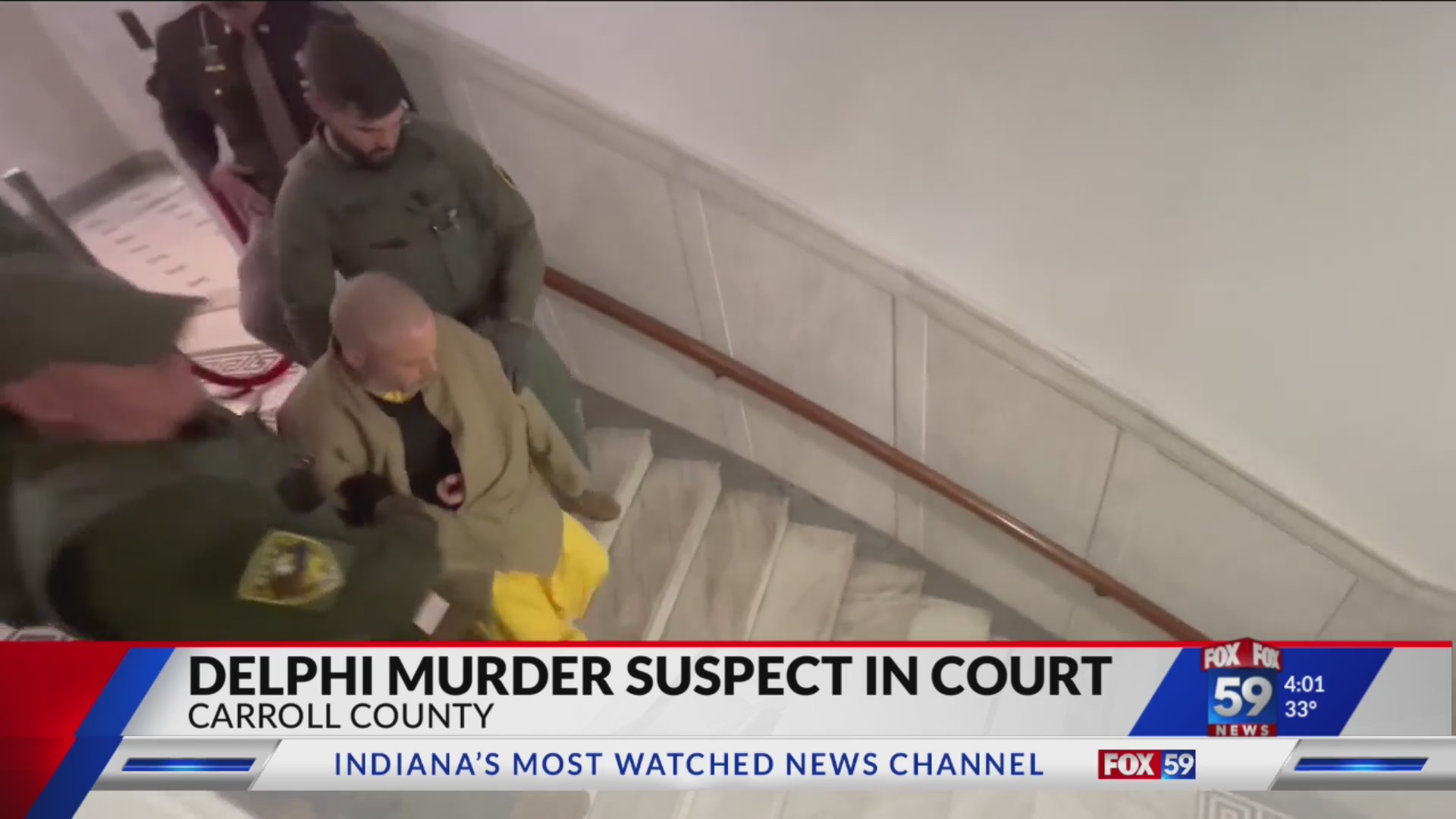 Russ McQuaid reports on Delphi murder suspect court appearance – Fox 59