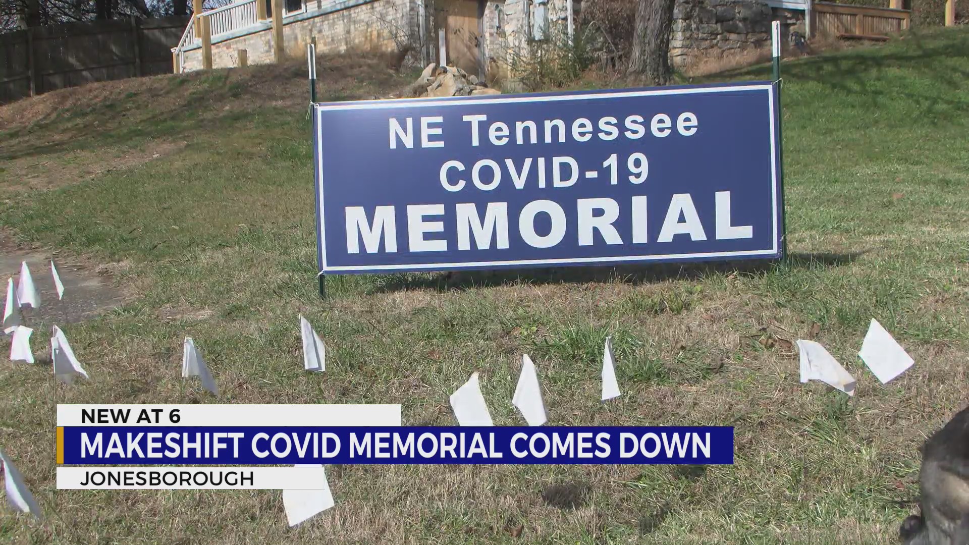 Jonesborough COVID19 memorial winding down after two years WJHL