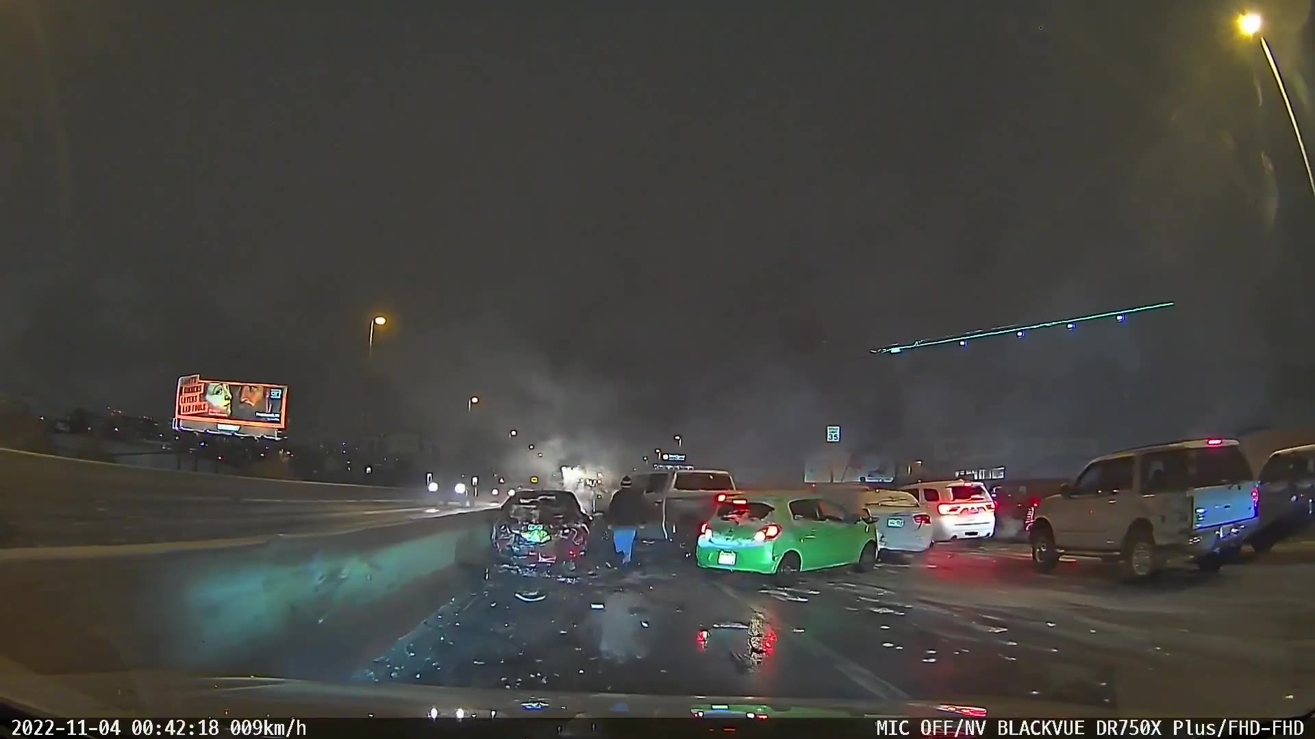 Dash camera video shows 100car pileup in Denver FOX31 Denver