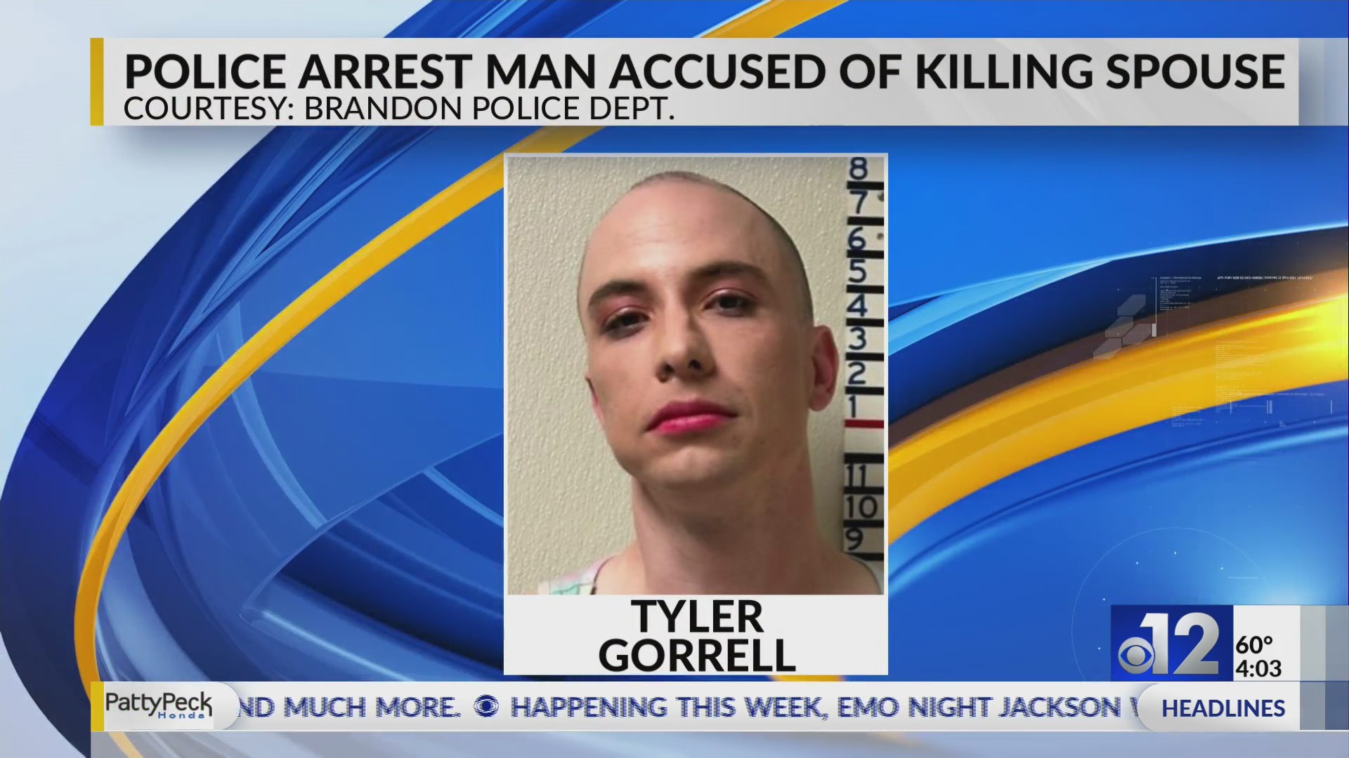 Bond set at $2 million for Brandon man accused of killing spouse – WJTV