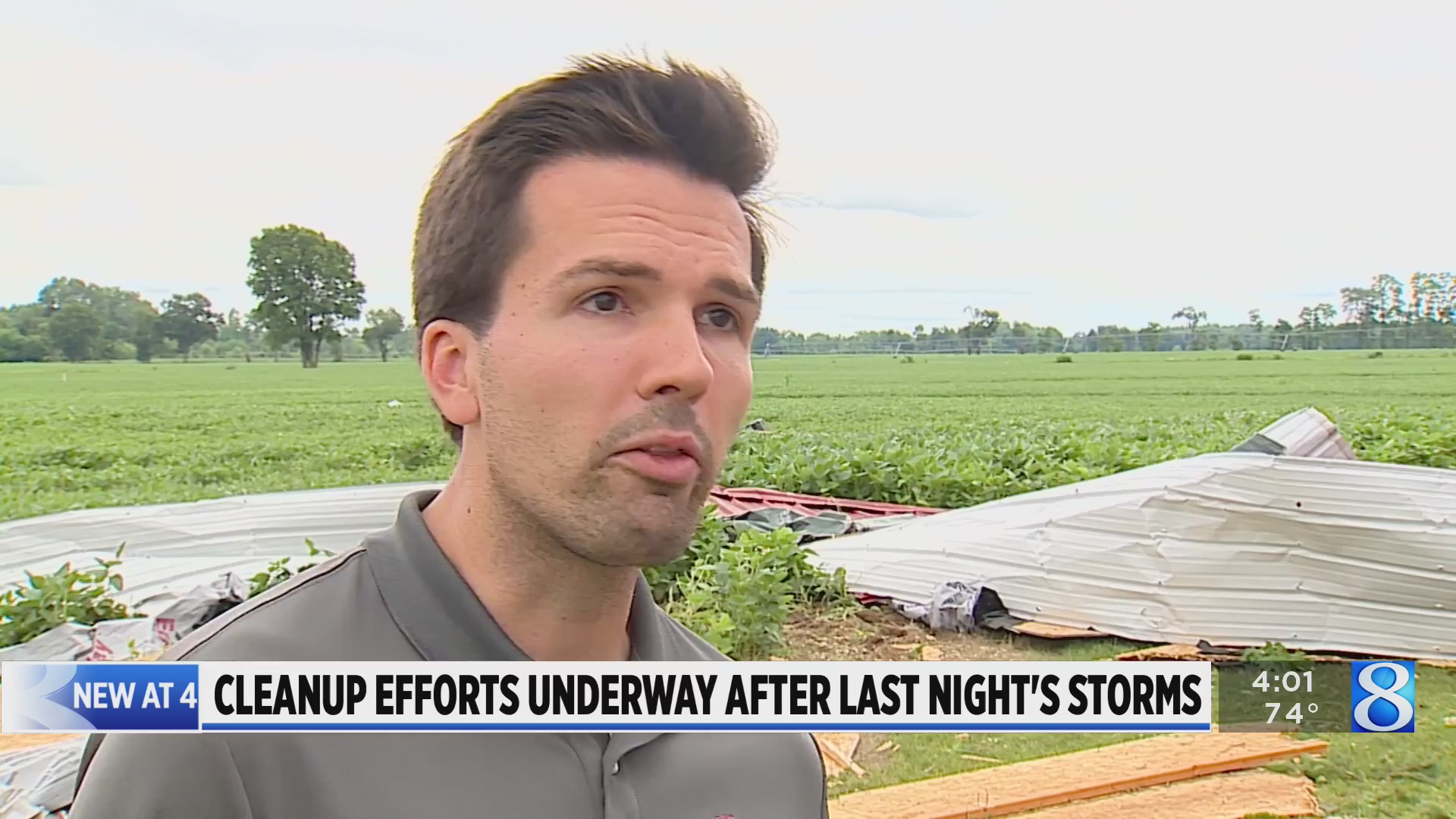 Cleanup efforts underway near Colon after storms – WOODTV.com
