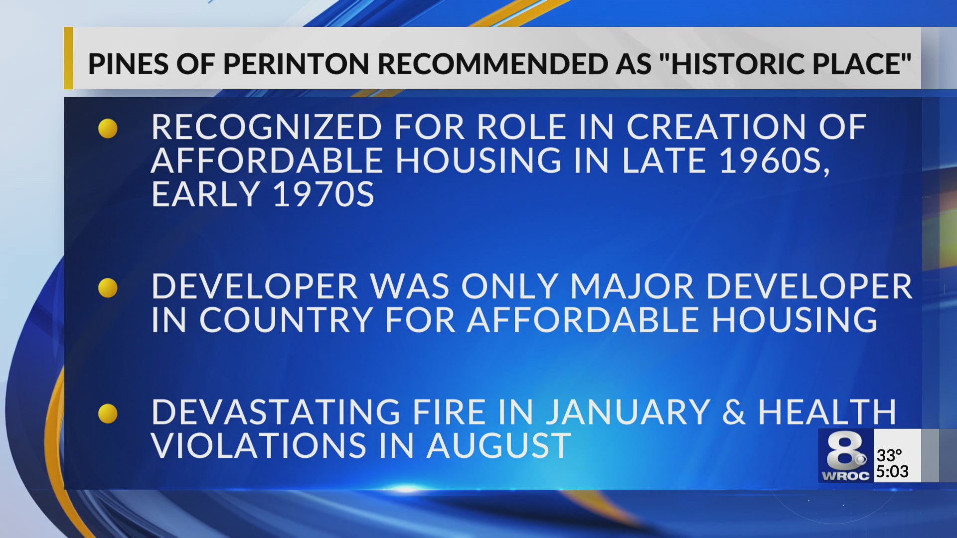 Despite controversy, Pines of Perinton candidate for New York historic