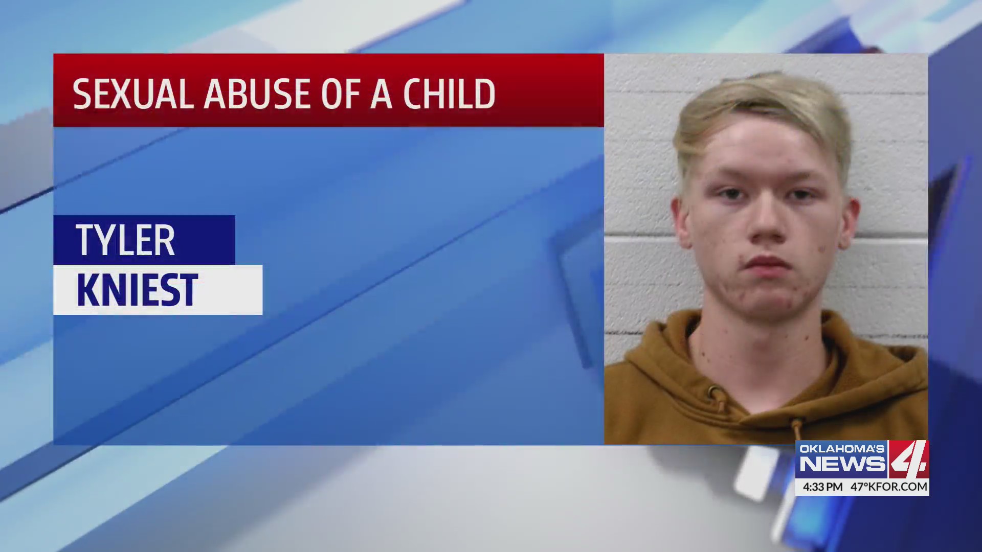 Woodward man Tyler Kniest accused of sexual abuse of a child