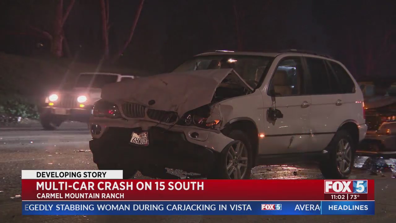 Multi-Car Crash On I-15 – FOX 5 San Diego & KUSI News
