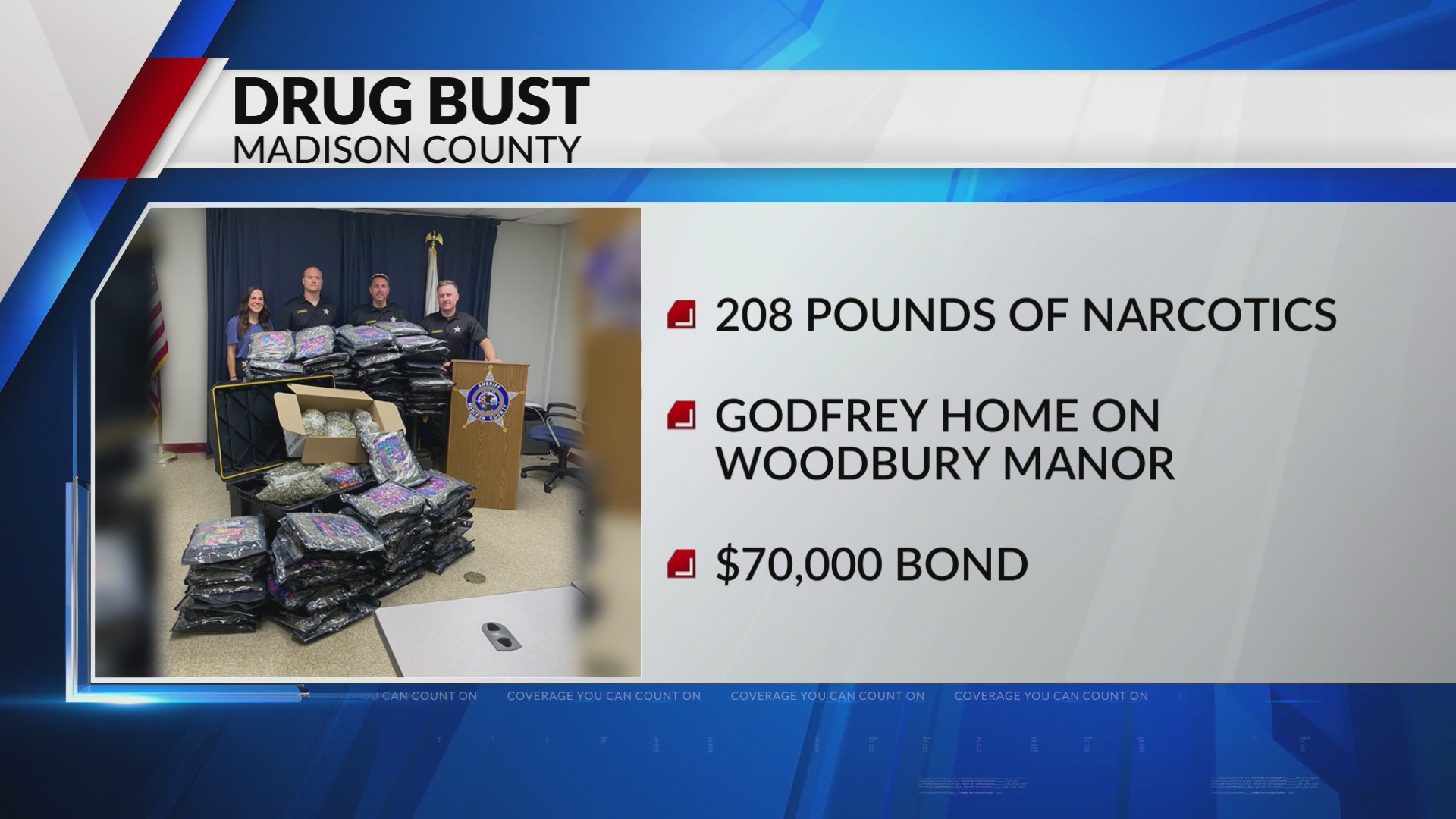280 pounds of marijuana seized in Godfrey, Illinois drug bust – FOX 2