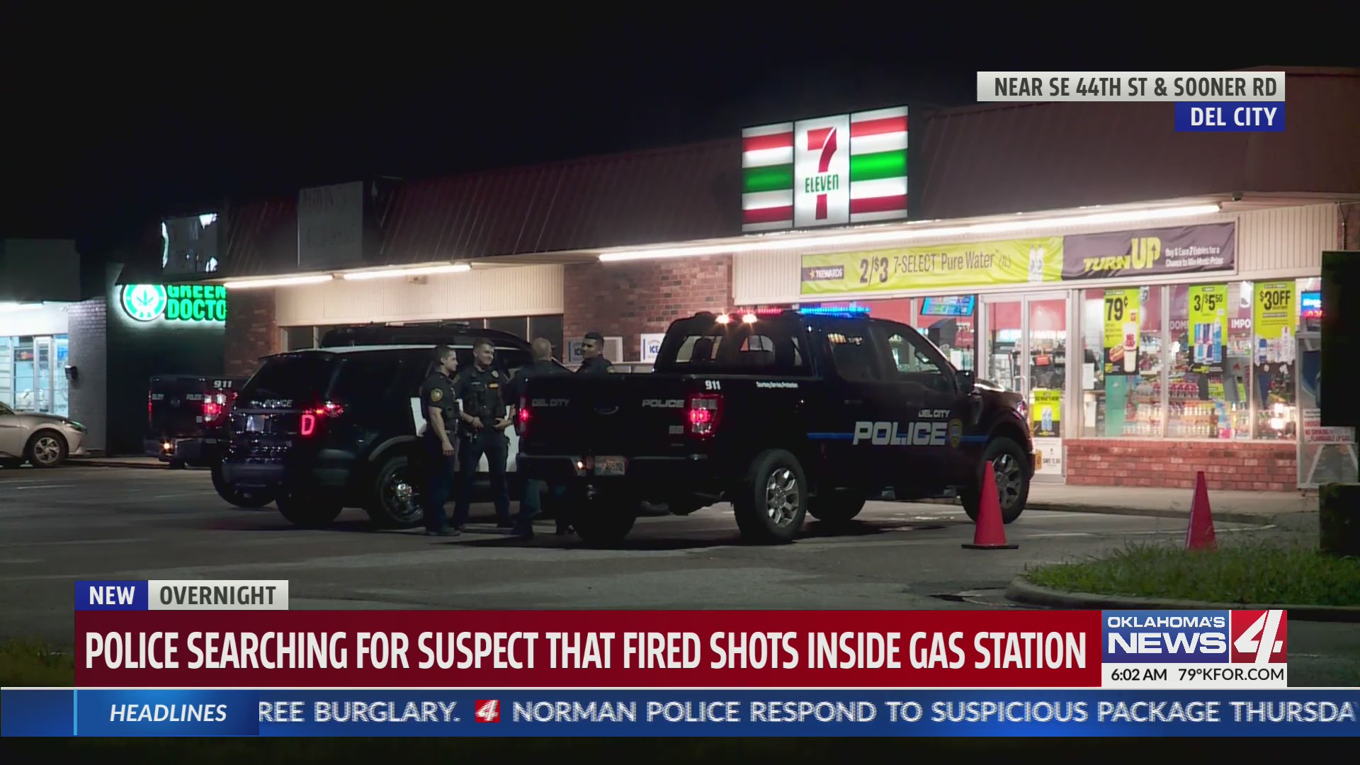 Police searching for suspect that fired shots inside Del City gas ...