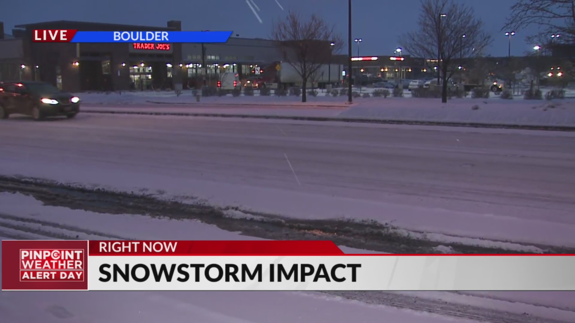 Snow already freezing to roads in Boulder – FOX31 Denver
