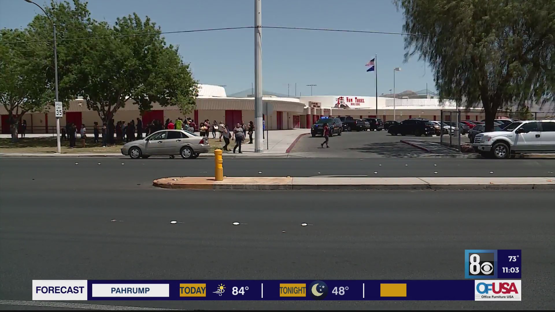 Shooting at Las Vegas area middle school leaves northeast neighborhood