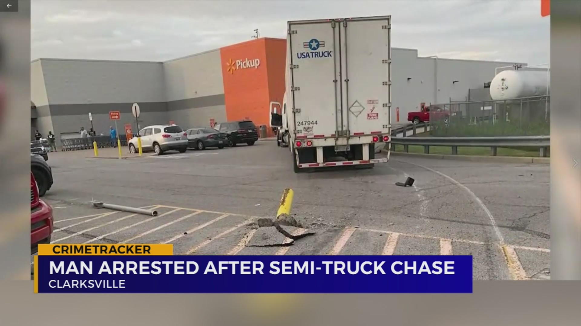 Man arrested after semi truck chase – WKRN News 2