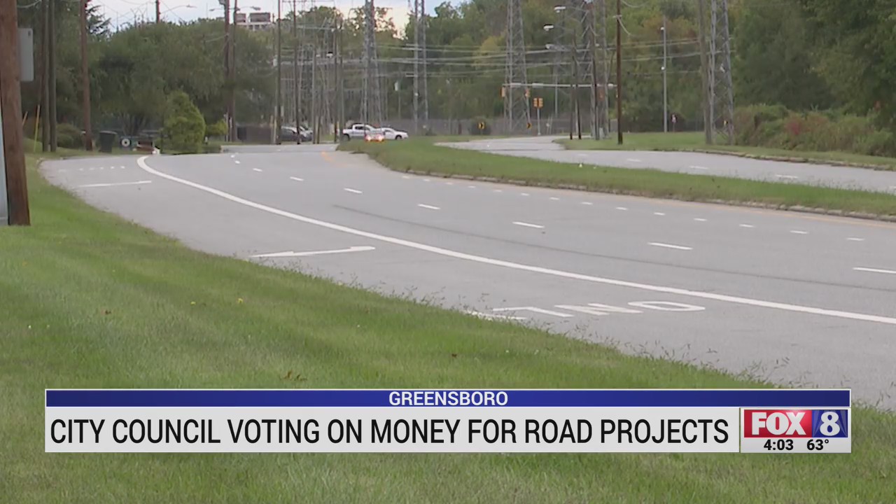 Greensboro City Council voting on money for road projects – FOX8 WGHP