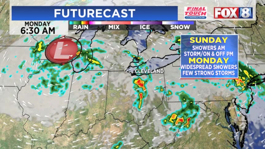 When disruptive storms will hit Northeast Ohio. – Fox 8 Cleveland WJW