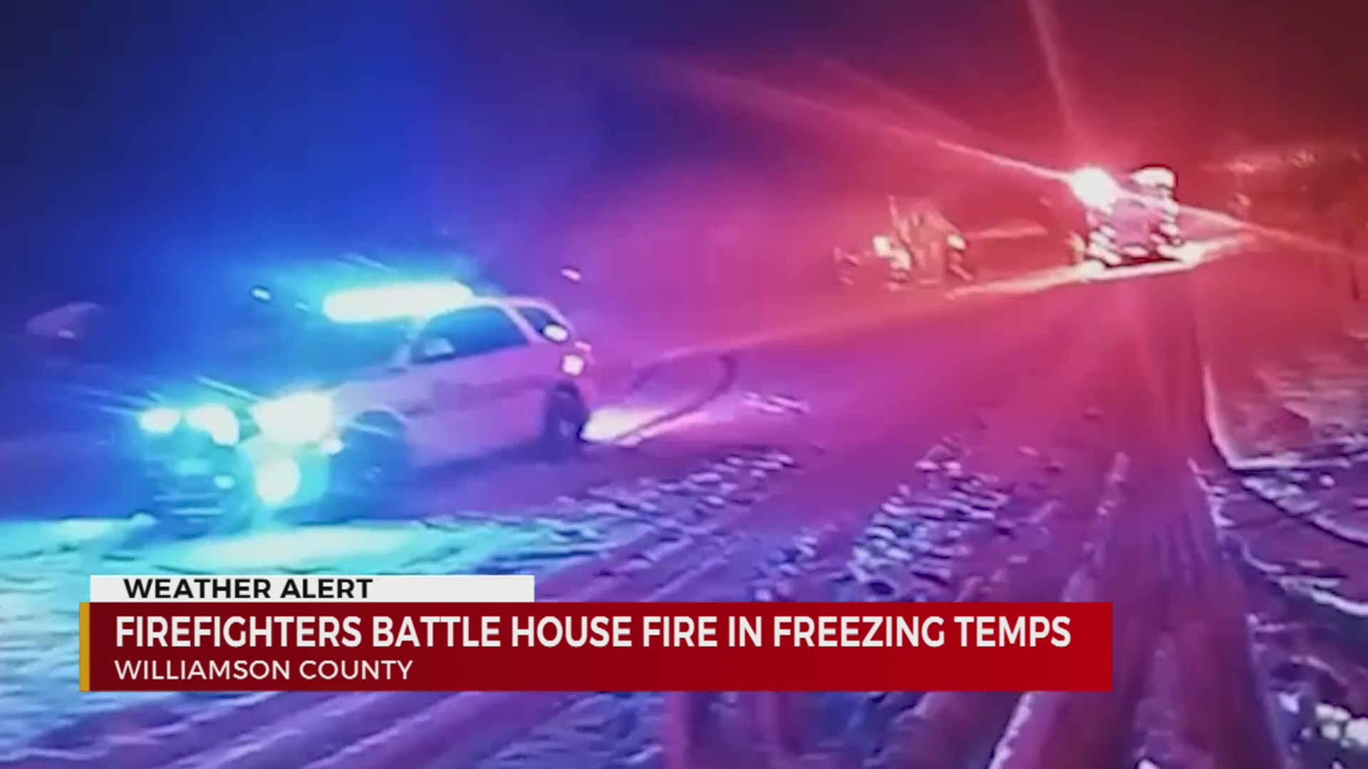 VIDEO Firefighters battle TN house fire in freezing temps WKRN News 2
