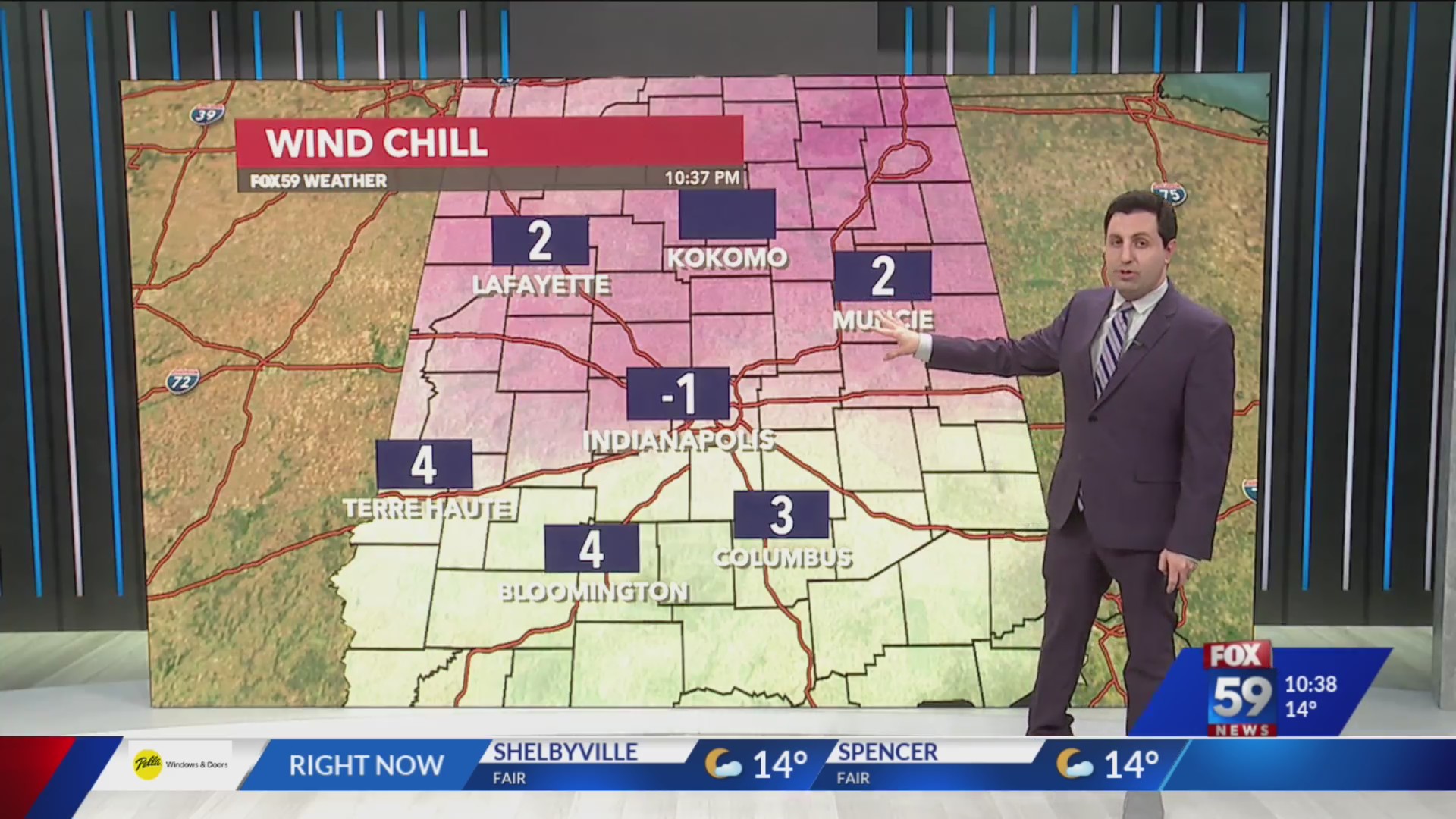 Single digit wind chills into Sunday before another warm up this week ...