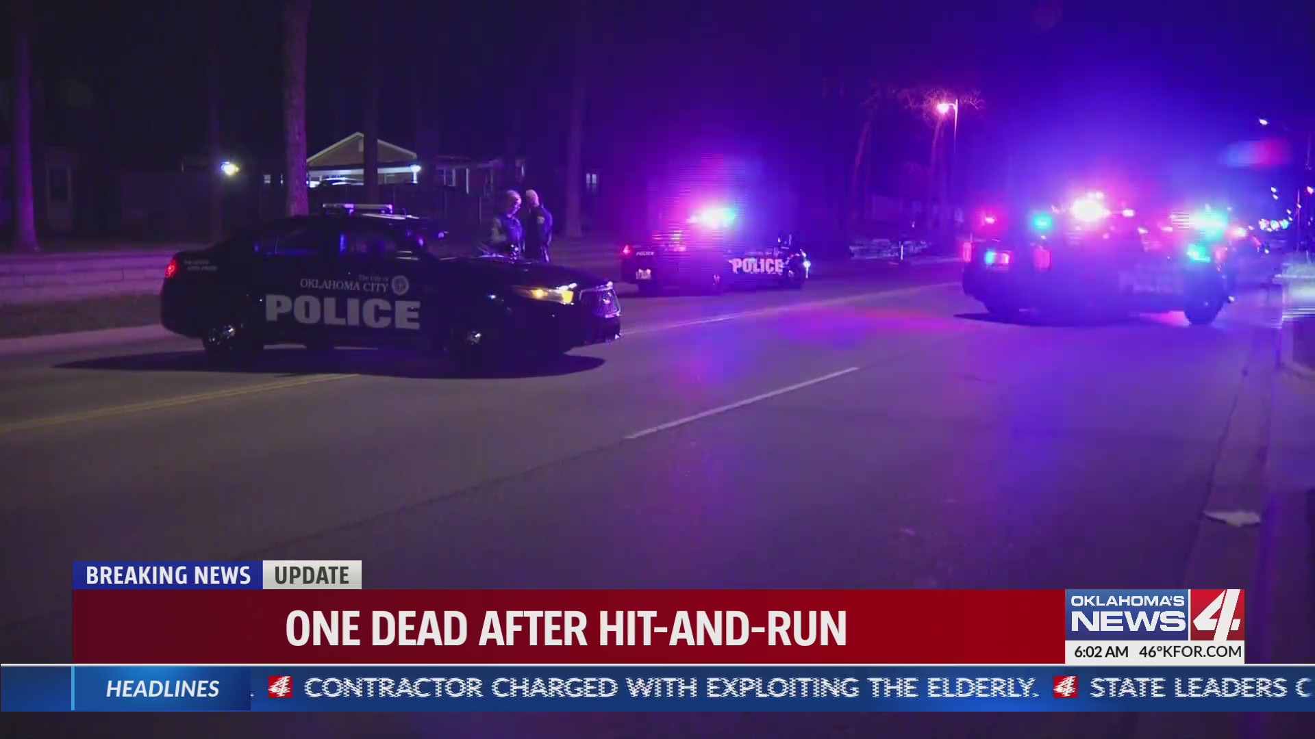 One dead after hit-and-run in NW Oklahoma City – KFOR.com Oklahoma City