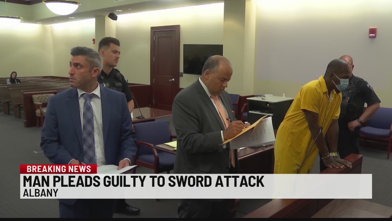 Man pleads guilty to sword attack – NEWS10 ABC