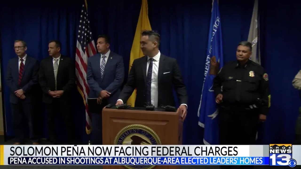Feds charge Solomon Peña, in shootings at Albuquerque