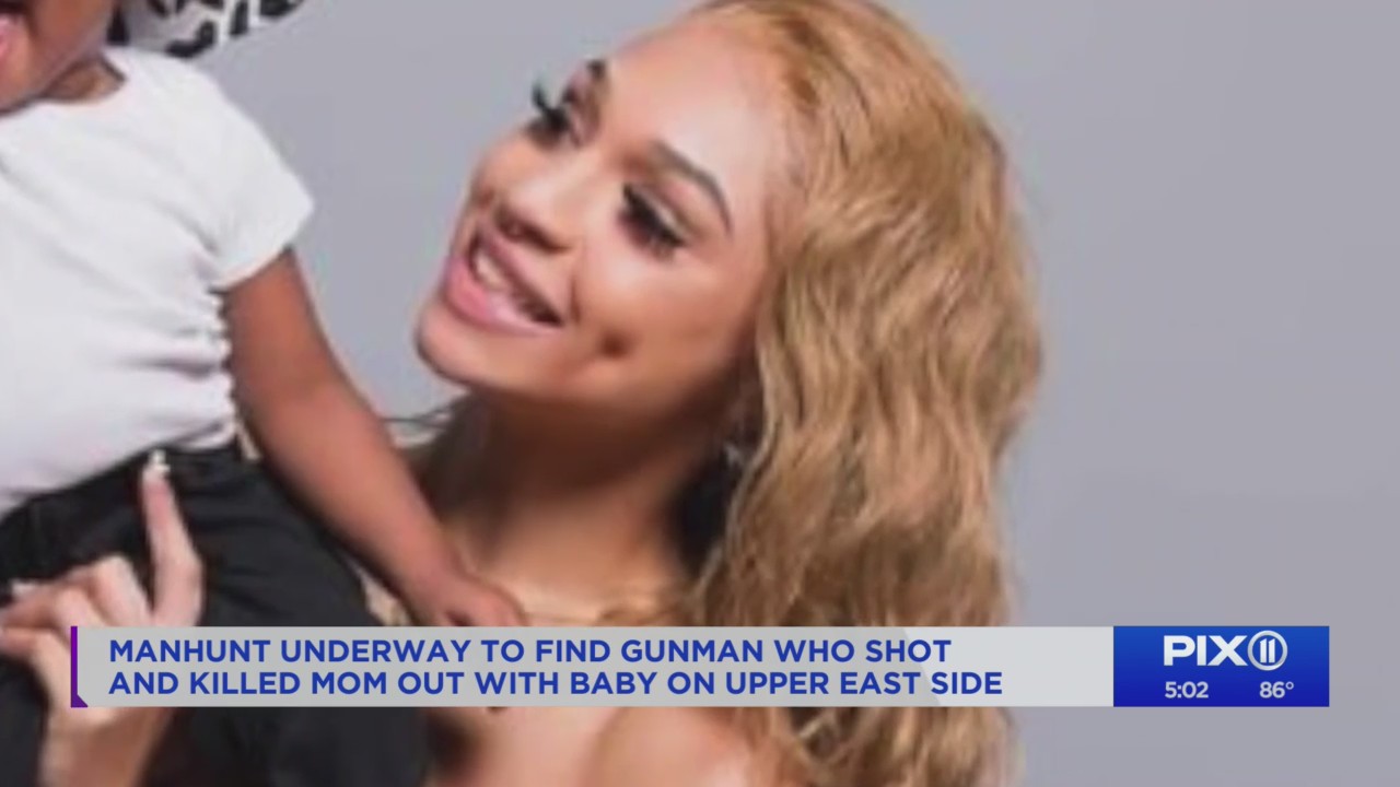 Manhunt underway to find gunman who shot and killed mother out with ...