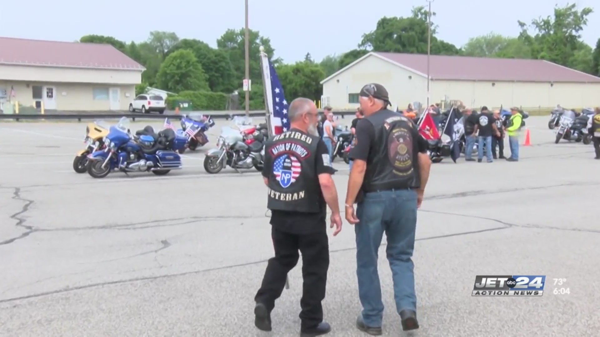 100+ motorcycle riders stop in Erie on nationwide tour to honor fallen