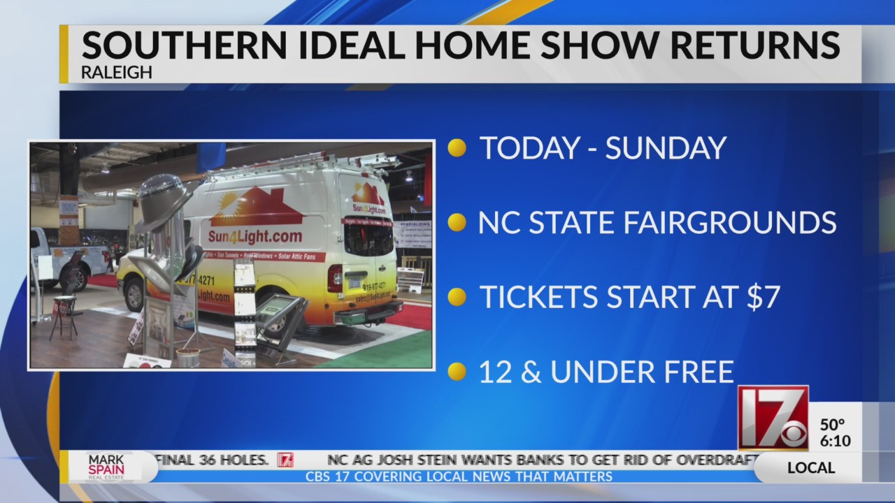 Southern Ideal Home Show returns to the NC State Fairgrounds – CBS17.com