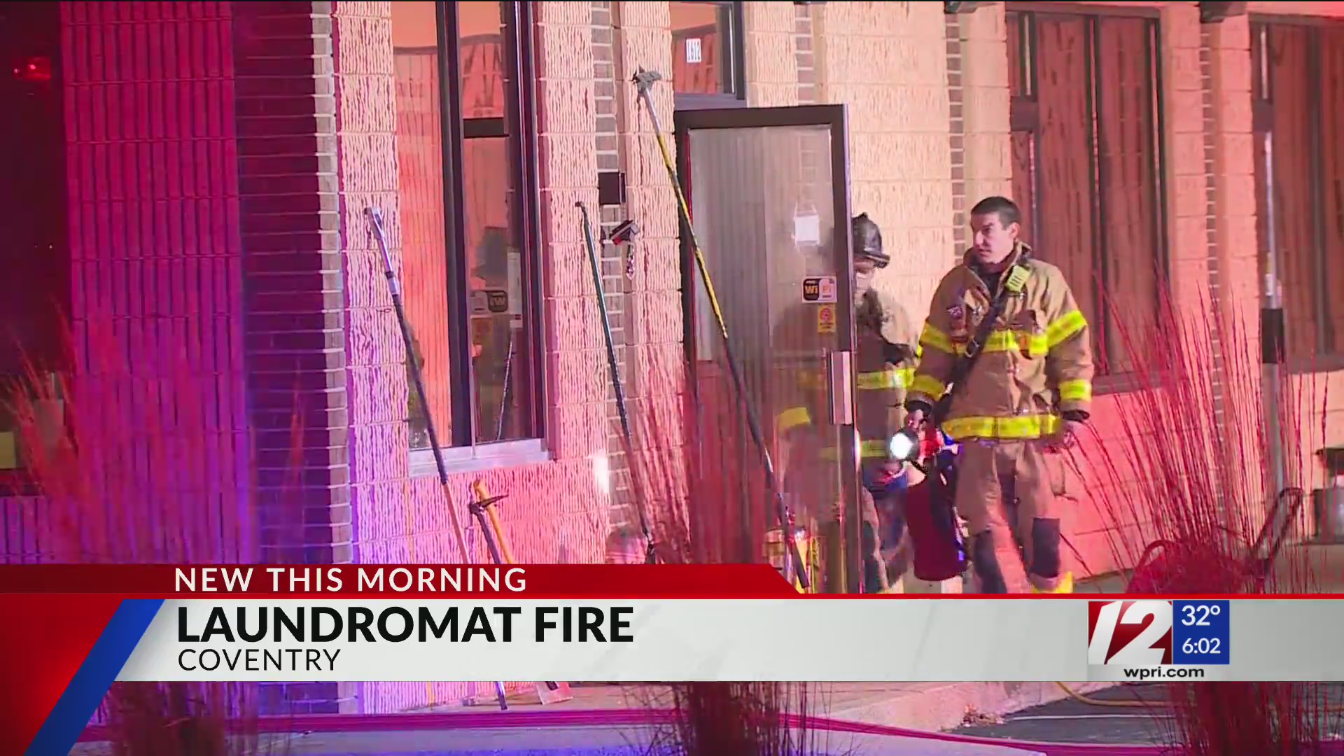 Crews respond to fire at Coventry laundromat – WPRI.com