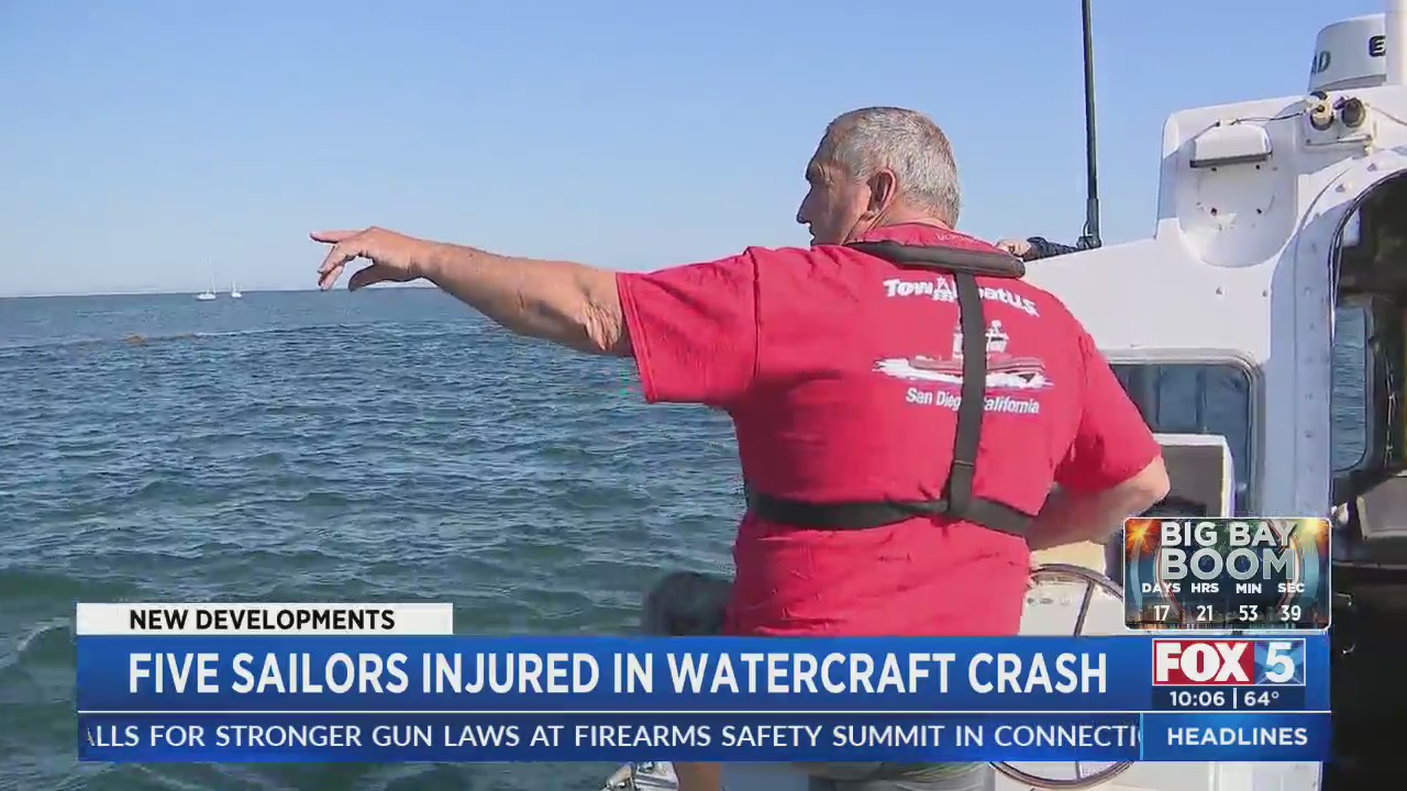 Five Sailors Injured In Watercraft Crash – FOX 5 San Diego & KUSI News