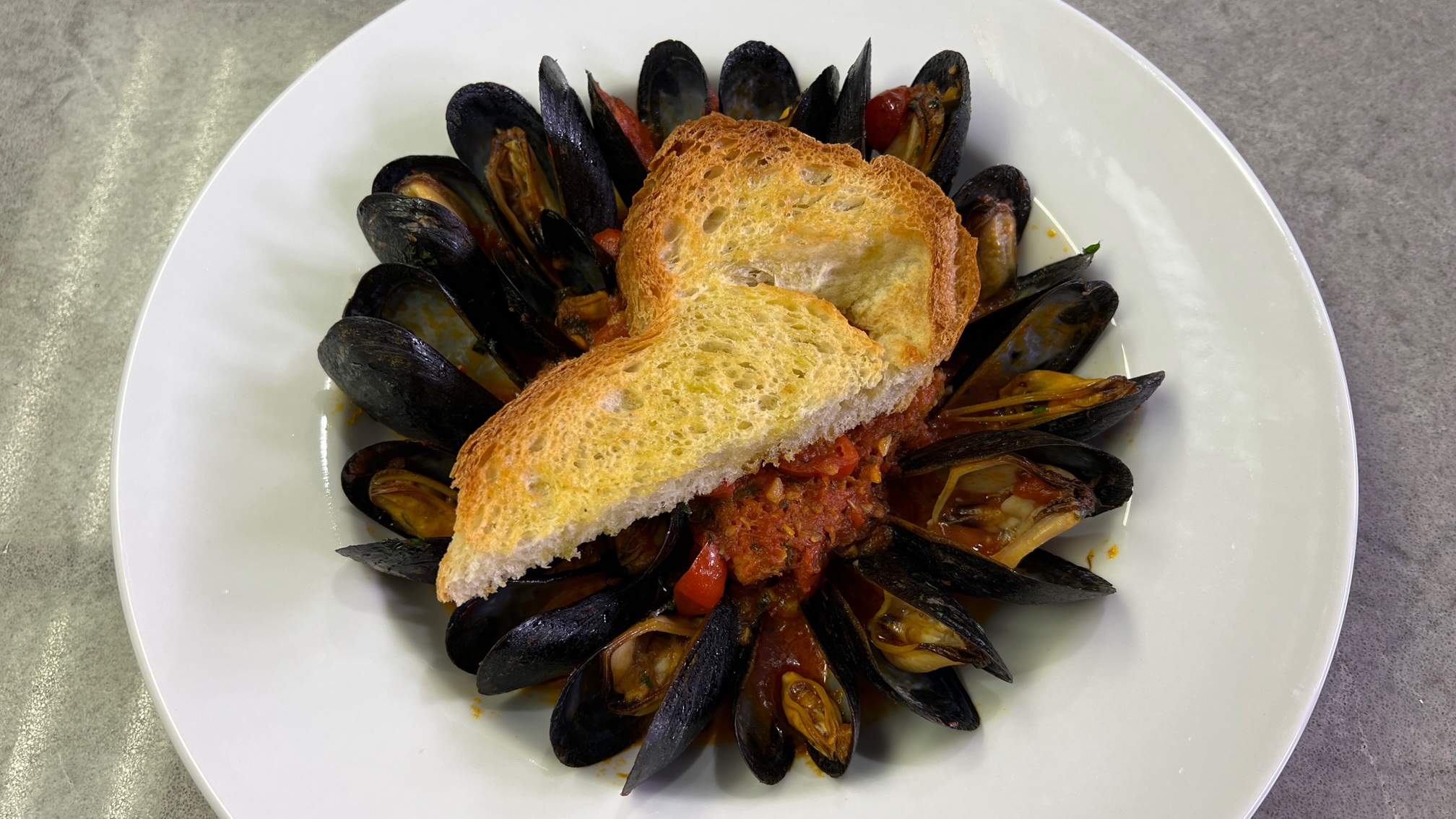 In the Kitchen Mussels Zuppa