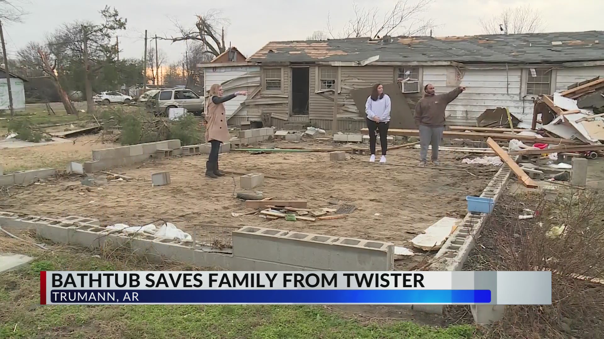 Ride in a bathtub saved family from tornado WWLP
