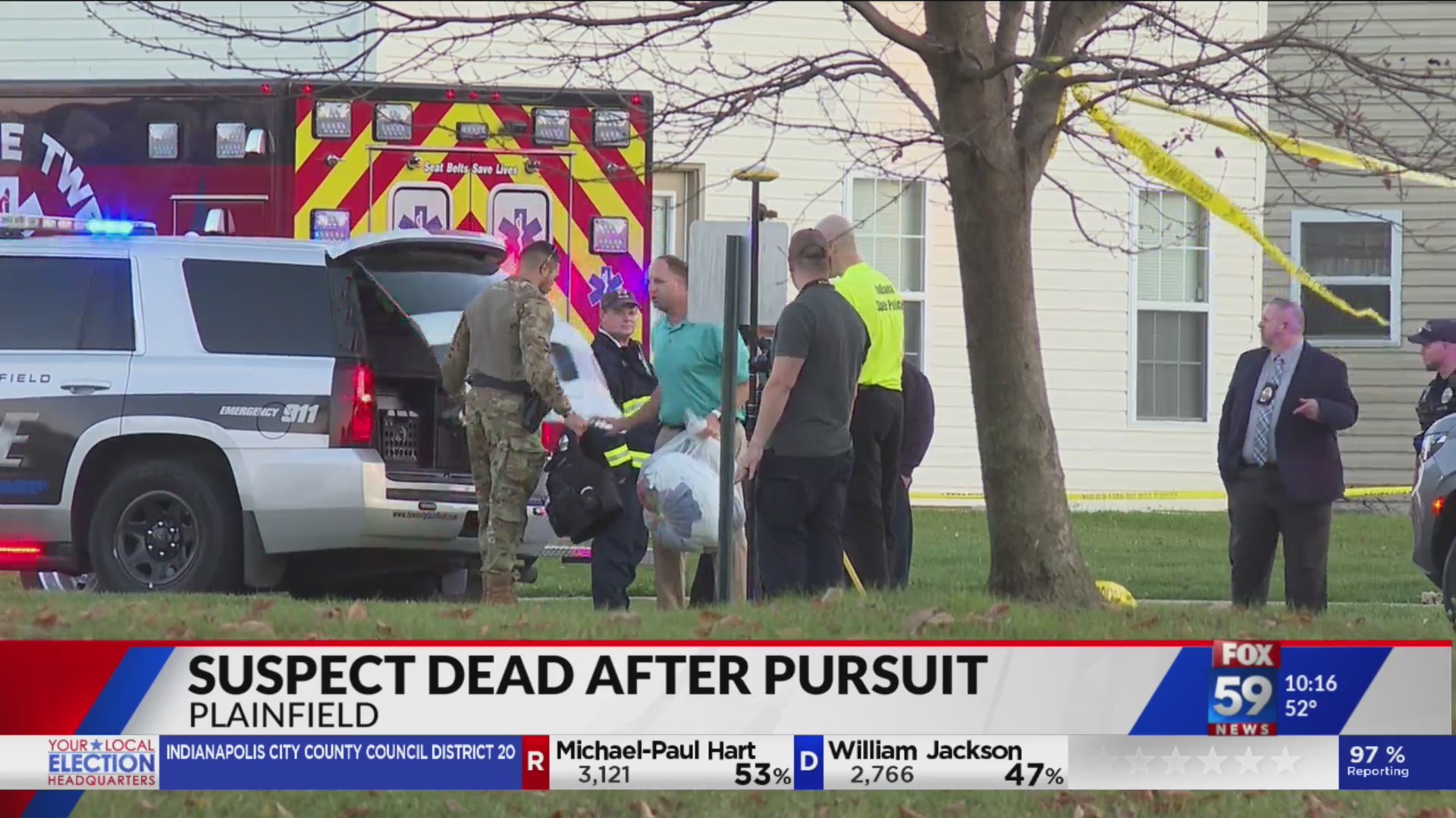 Suspect dead after Plainfield police chase ends with crash into ...