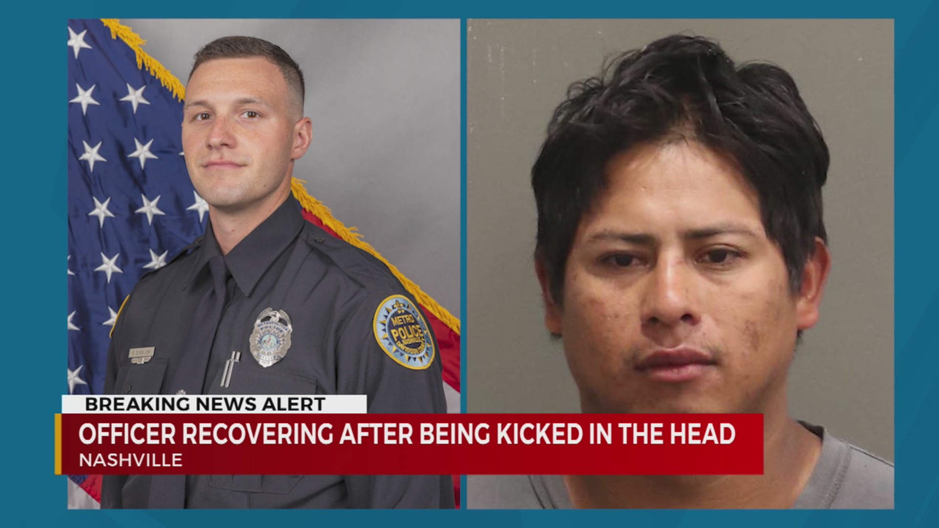 Officer recovering after being kicked in the head – WKRN News 2