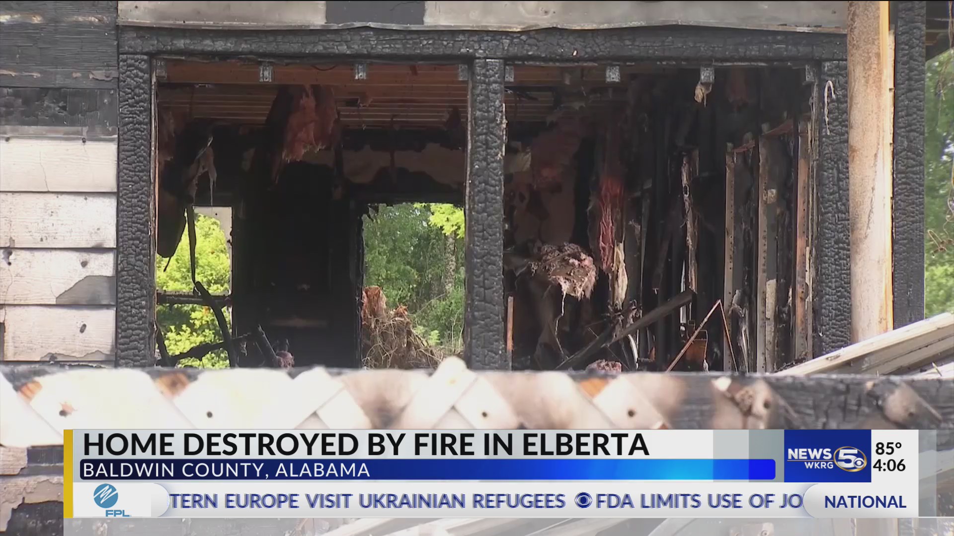 Elberta home destroyed by early morning fire WKRG News 5