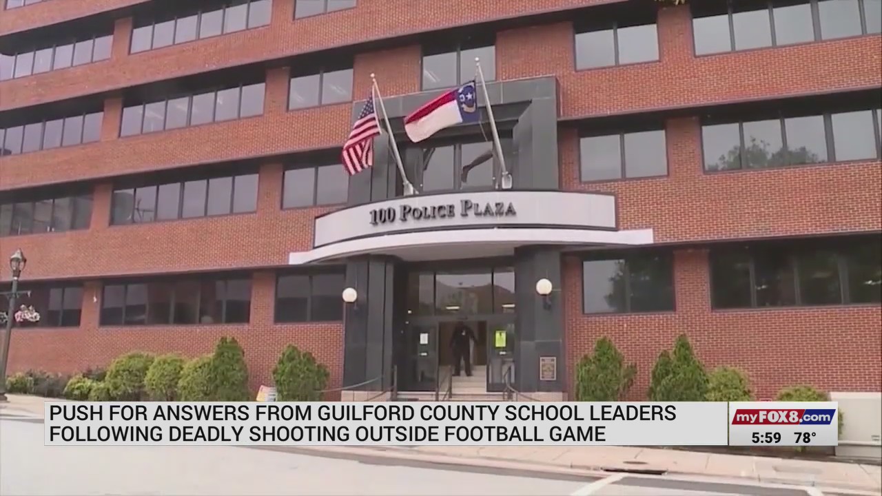 Push for answers from Guilford County school leaders following deadly  shooting outside football game – FOX8 WGHP
