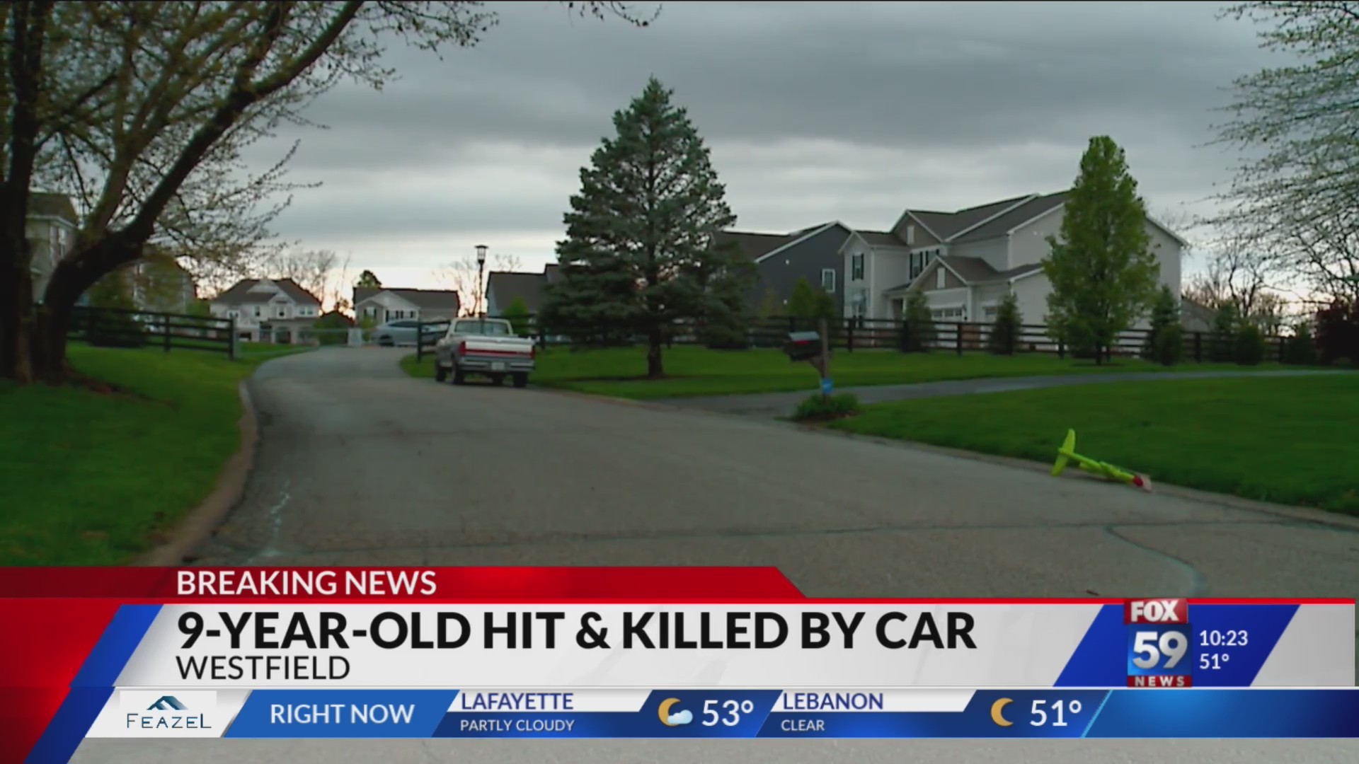 9-year-old dead after being struck by a vehicle in Westfield – Fox 59