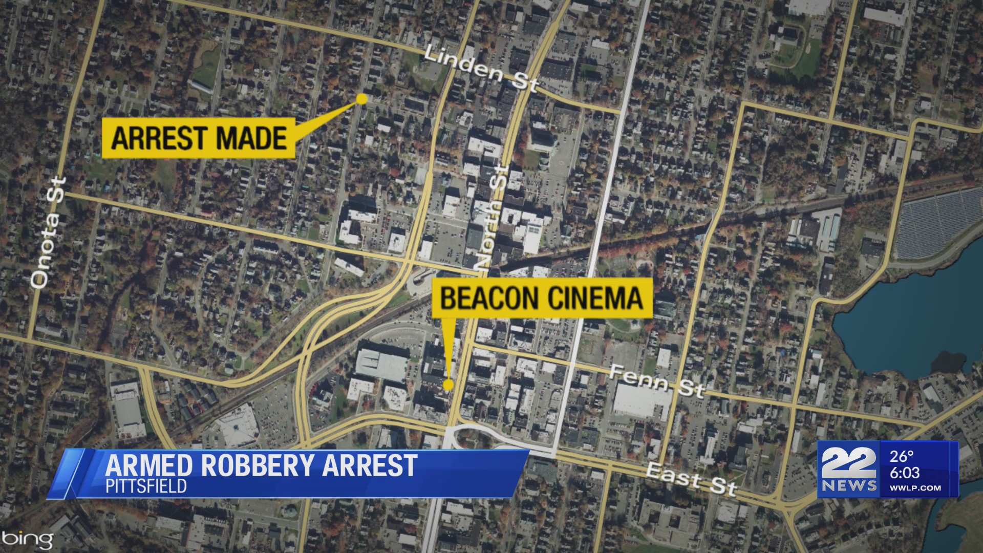 Man arrested in connection with robbery at Pittsfield cinema – WWLP