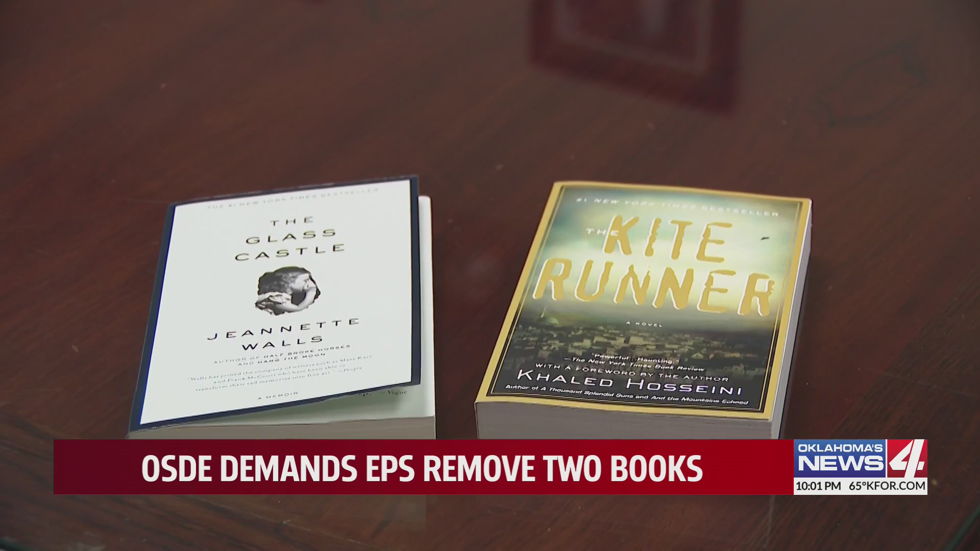 OSDE demands EPS remove two books Oklahoma City