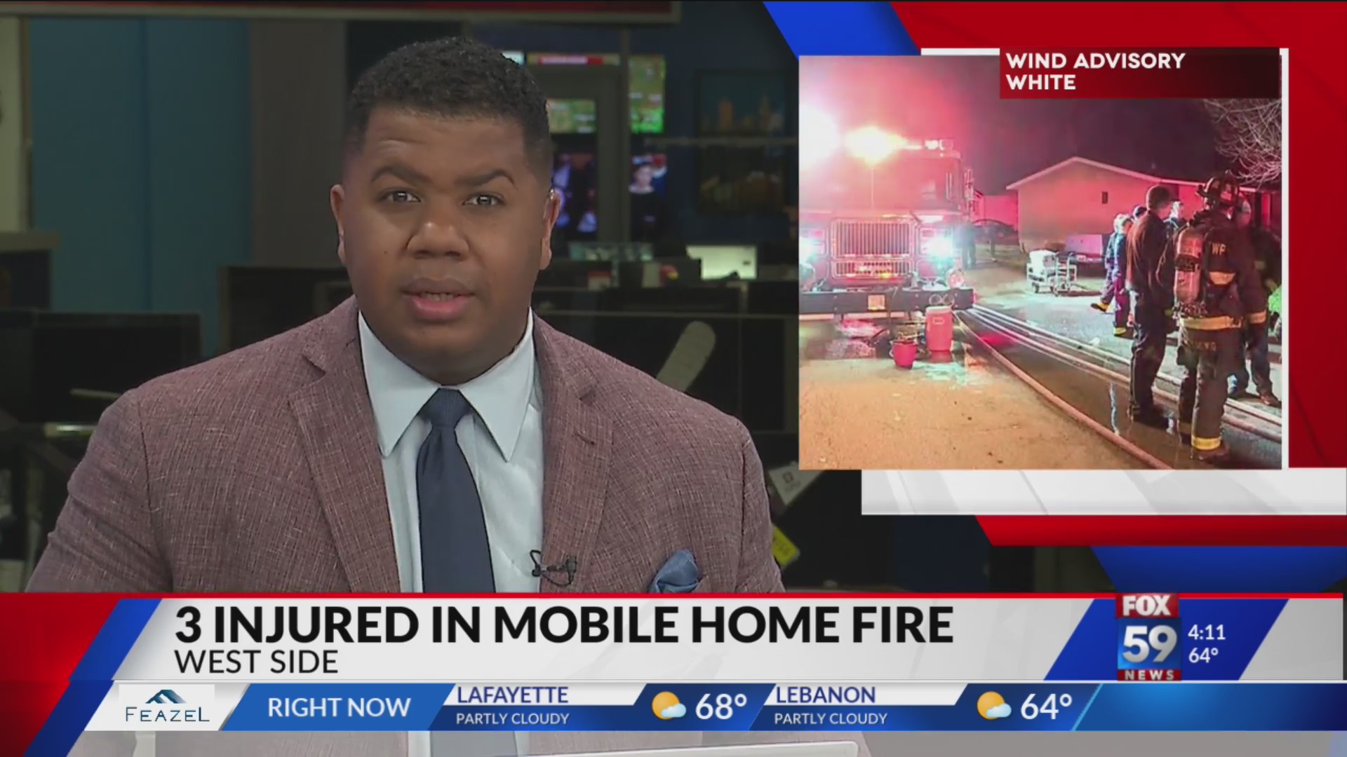 3 injured in overnight fire on west side – Fox 59