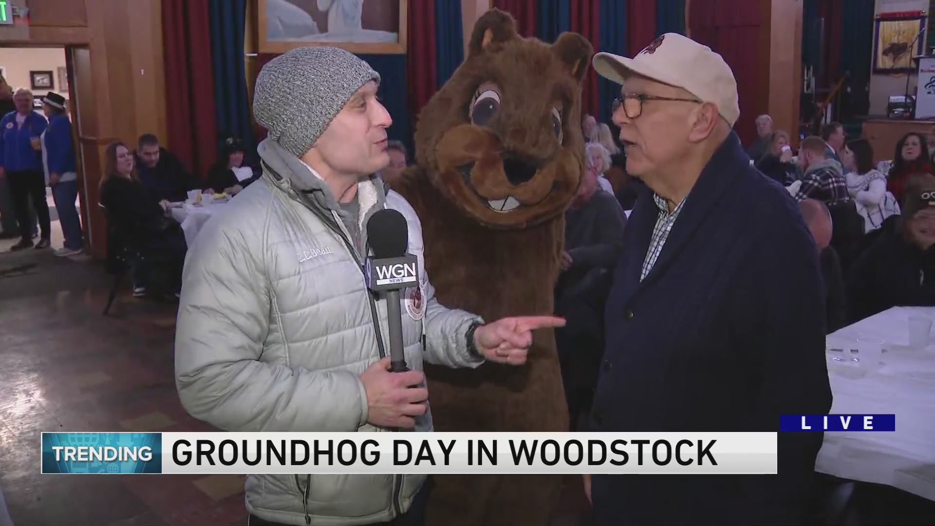 Groundhog day in Woodstock – WGN-TV