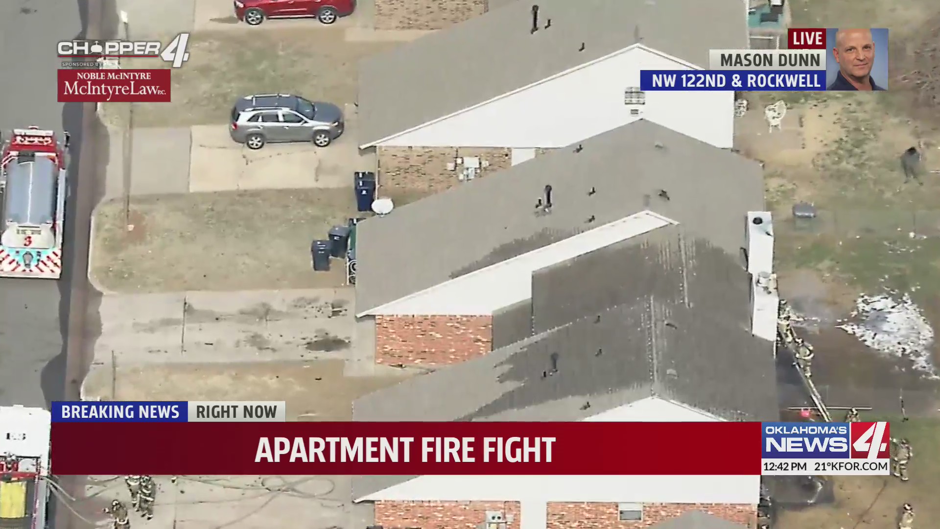Fire crews battle structure fire in NW Oklahoma City – KFOR.com ...