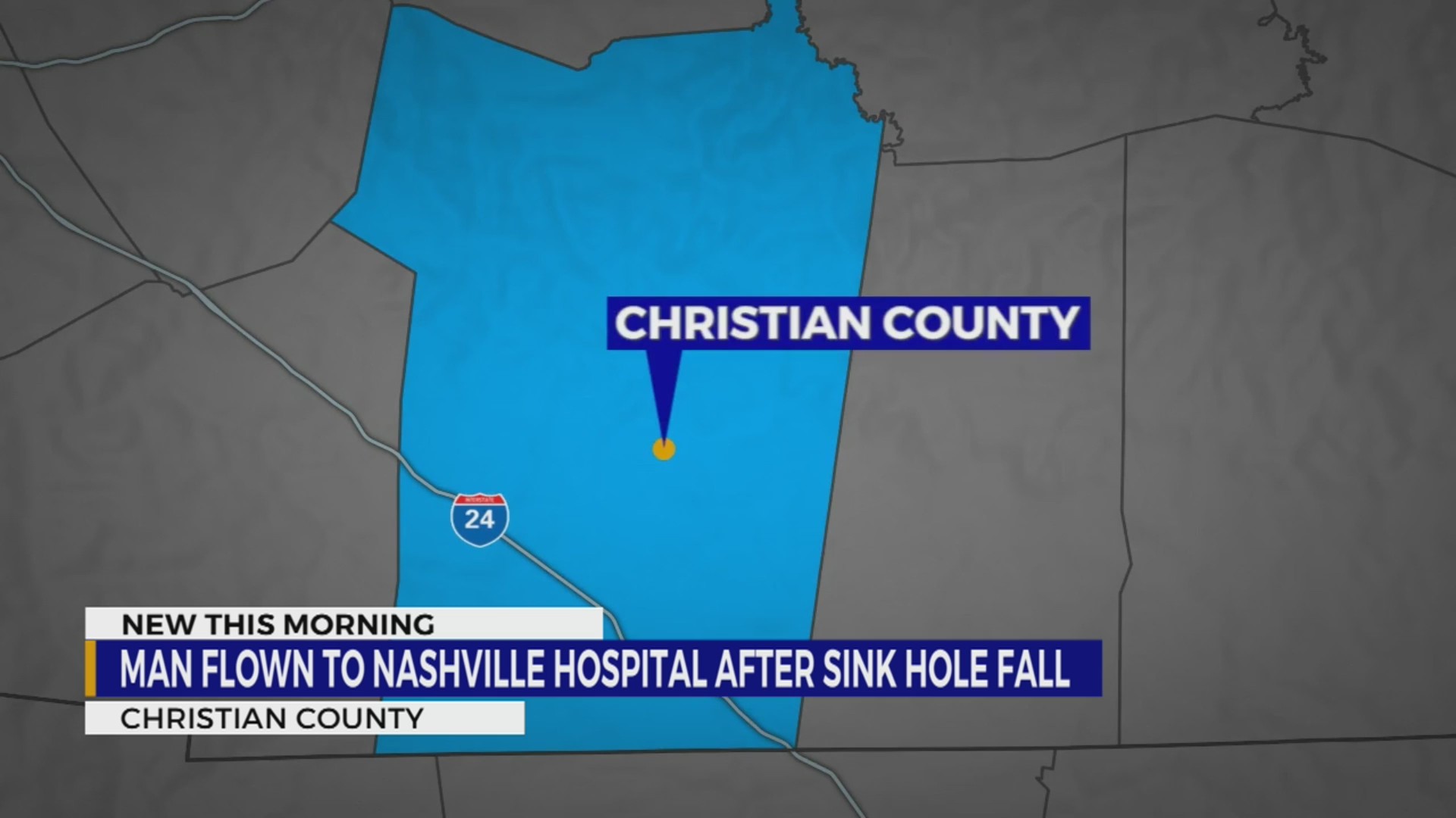 Man flown to Nashville hospital after falling into sinkhole – WKRN News 2
