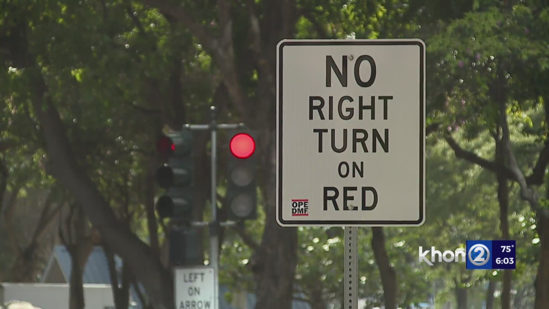 State adds more ‘No Right Turn On Red’ signs at major intersections KHON2