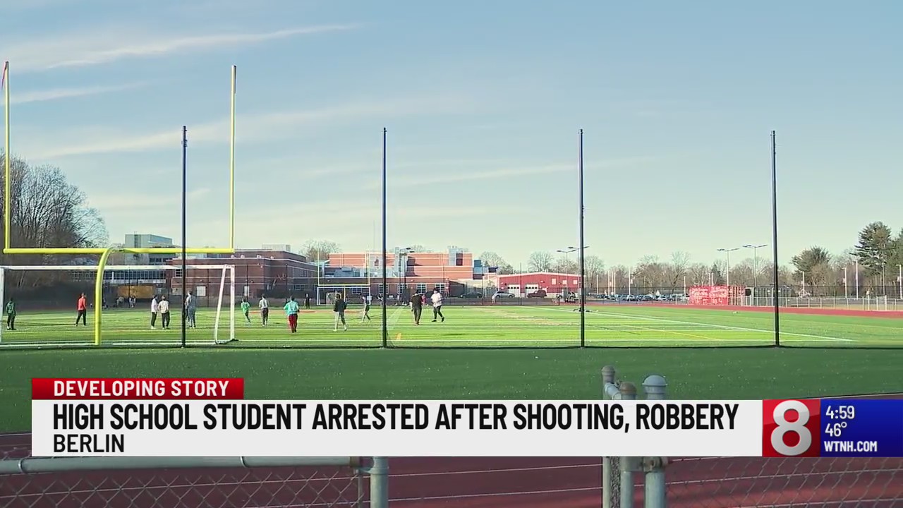 High school student arrested after shooting, robbery – WTNH.com