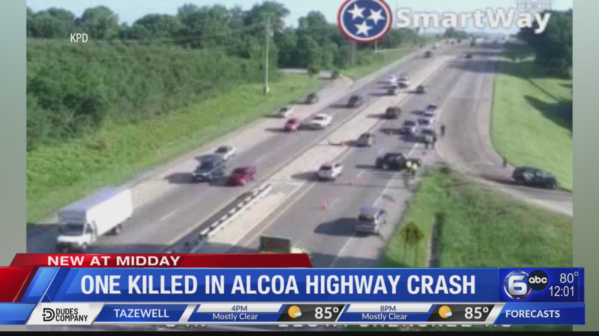One killed in Alcoa Highway crash Wednesday morning WATE 6 On Your Side