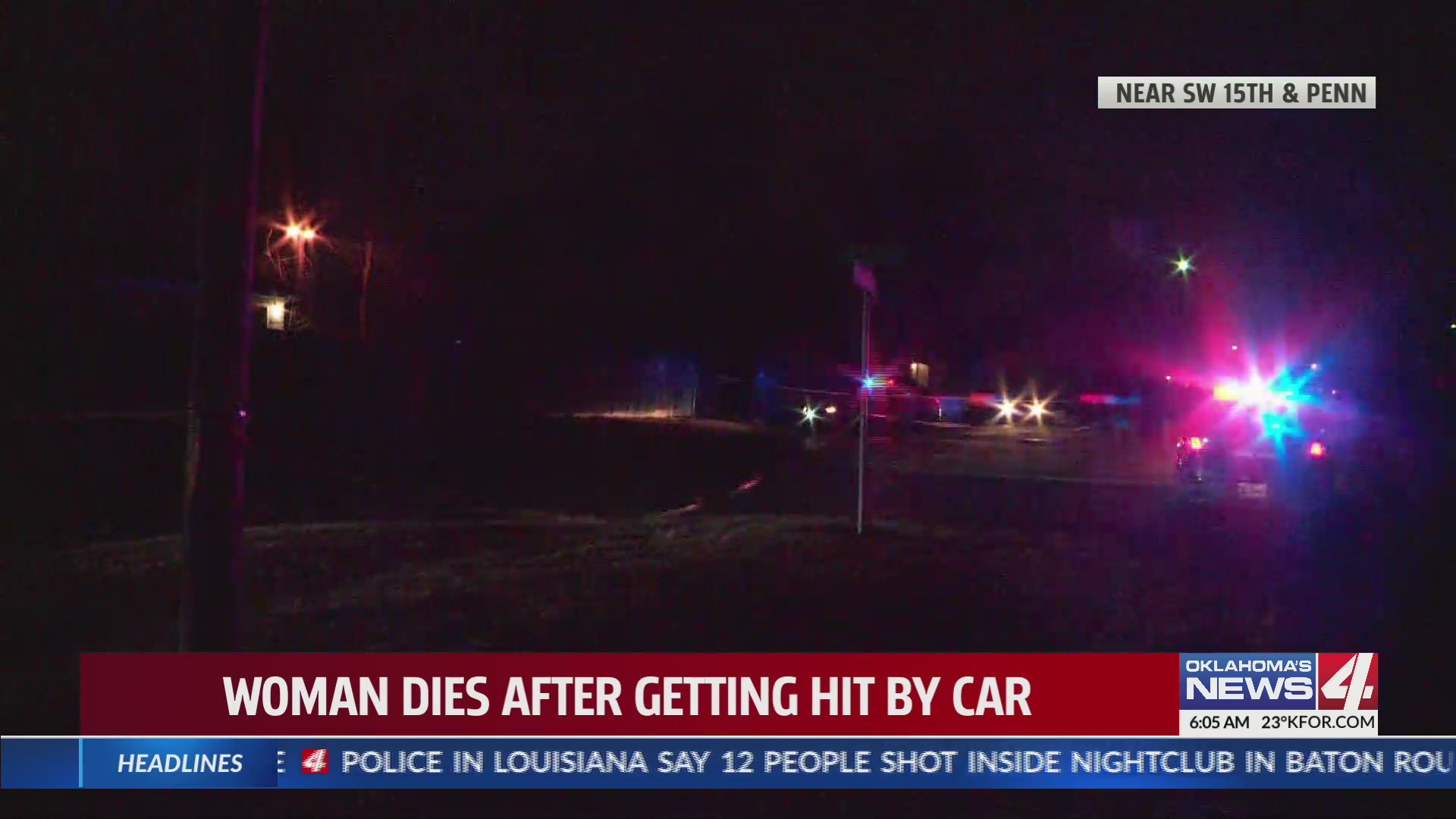 Woman dies after being hit by car – KFOR.com Oklahoma City