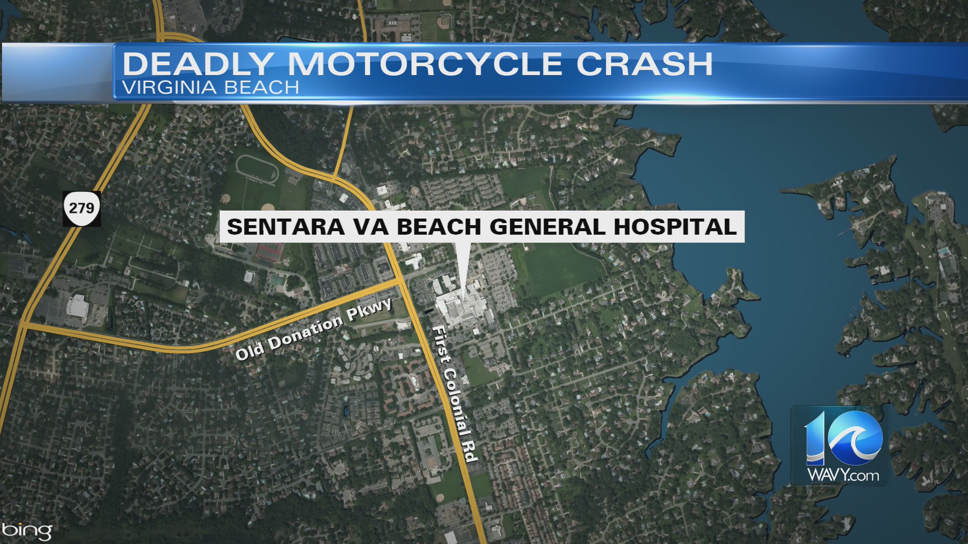 Man dies following crash involving motorcycle on First Colonial Rd. in ...